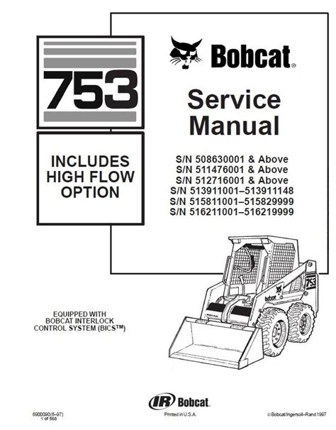 bobcat 753 skid steer manual|bobcat 753 skid steer specifications.